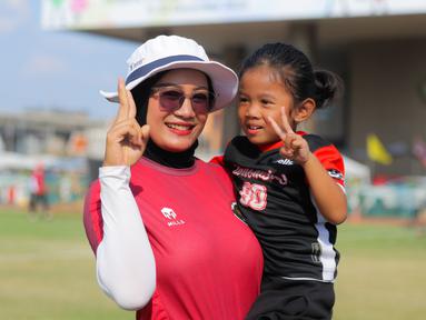 Indonesia kembali menorehkan prestasi gemilang di SEA Games 2025 dengan meraih medali emas ke-69 di SAT Football Stadium, Bangkok, pada Rabu (17/12/2025). (Bola.com/Bagaskara Lazuardi)