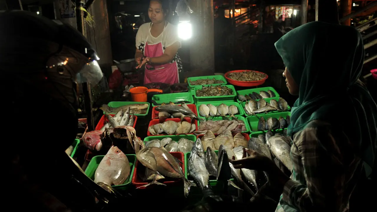 Pasar Ikan Kramat Jati.