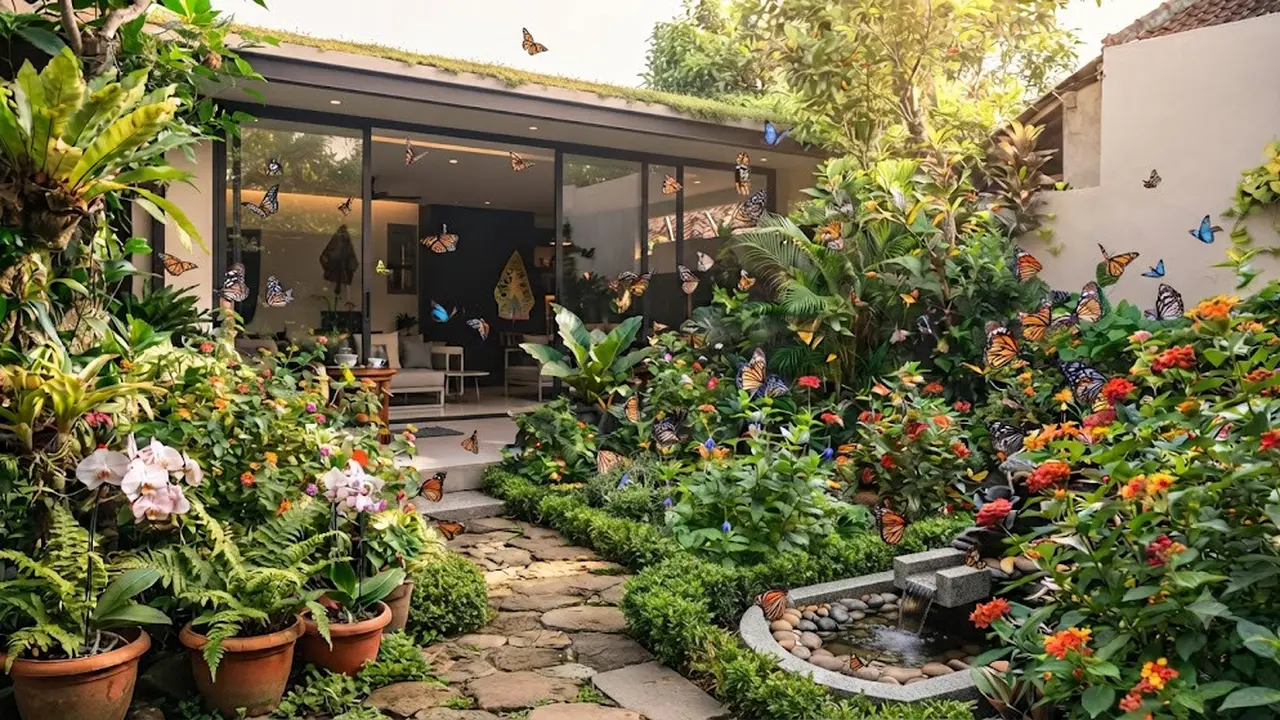 Cara Membuat Butterfly Garden di Rumah