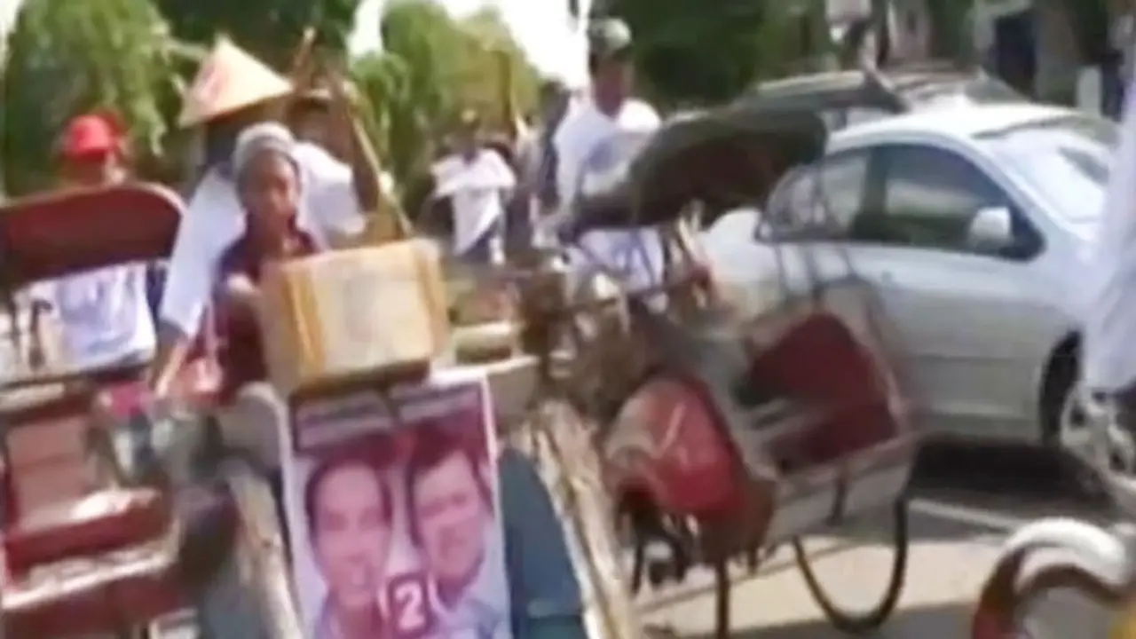 Tukang becak dukung Jokowi - Liputan6 Pagi