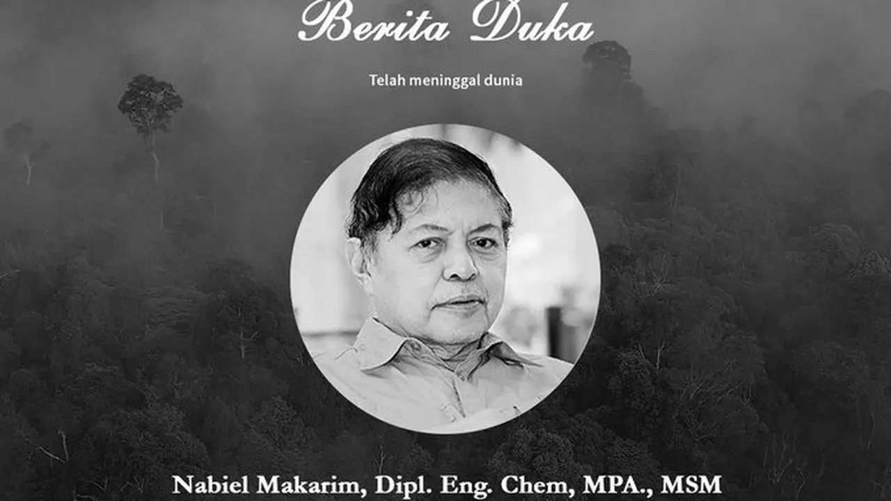 Menteri Lingkungan Hidup 2001-2004 Nabiel Makarim