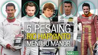 5 Pesaing Rio Haryanto menuju Manor (Bola.com/Samsul Hadi)