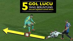 Video gol-gol lucu yang paling beruntung dalam sejarah sepak bola.