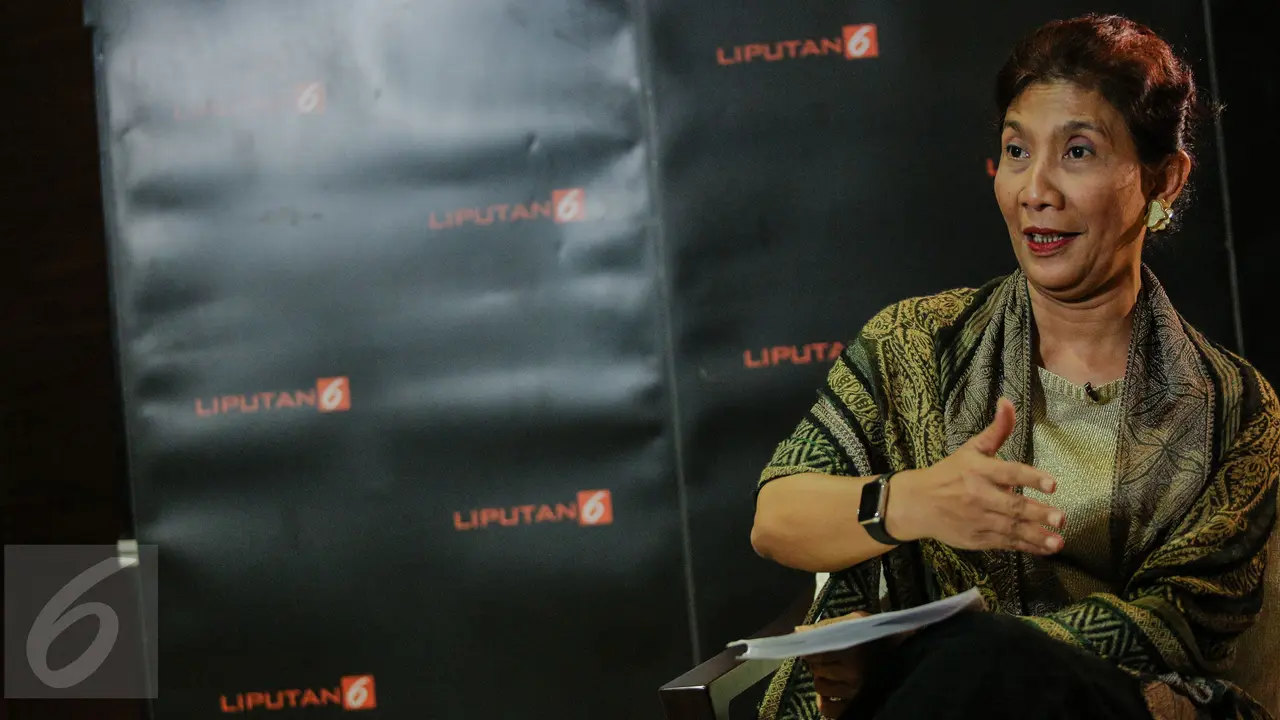 20150625_WAWANCARA EKSLUSIF LIPUTAN6.COM DENGAN MENTERI KELAUTAN DAN PERIKANAN SUSI PUDJIANTI_Jakarta_Susi Pudjiastuti 2