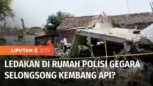 VIDEO: Ledakan di Rumah Polisi, Ditemukan Bahan Peledak dan Selongsong Kembang Api