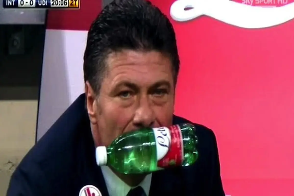 Pelatih Inter Milan Walter Mazzarri 