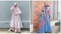 6 Inspirasi Gamis ala Nesyana Ayu Ibu Sambung Sienna, Anggun untuk Wanita Usia 30-an