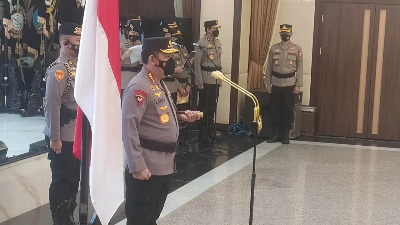Kapolri melantik sejumlah Perwira Tinggi (pati) Polri