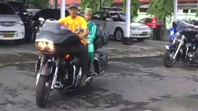 Khitanan Unik, 120 Anak Diarak dengan Harley Davidson