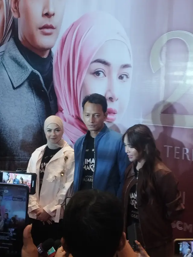 Konferensi Pers Film '1 Imam 2 Makmum' pada Kamis (09/01/2025), di Epicentrum XXI (Foto: Dicky Fadillah/Liputan6.com)