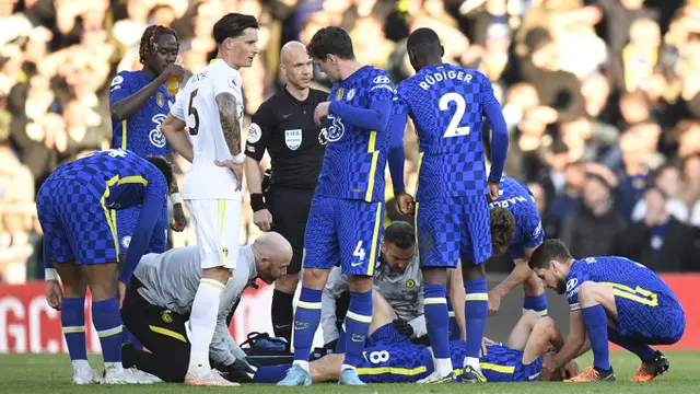 Foto: Momen Menyakitkan Mateo Kovacic usai Mendapatkan Tekel Horor dari Pemain Leeds United di Liga Inggris