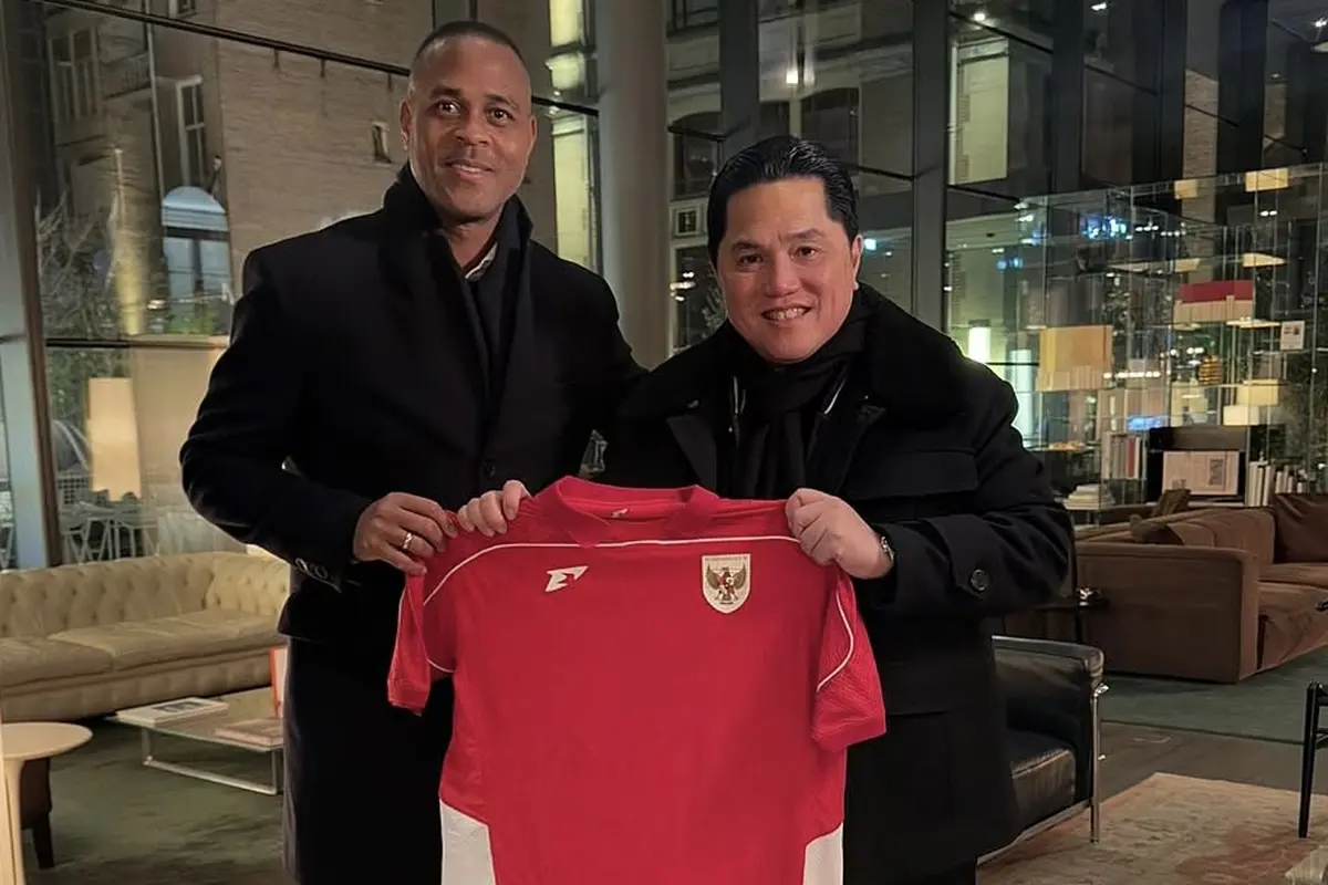 Erick Thohir dan Patrick Kluivert