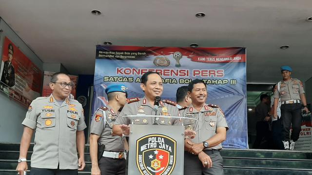 Wakapolri Komjen Pol Gatot Eddy Pramono memberikan arahan kepada Satuan Tugas Anti Mafia Bola Jilid III, Selasa (11/2/2020).