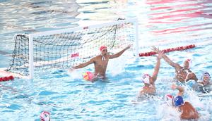 Tim polo air putra Indonesia melibas Filipina di fase grup SEA Games 2025 dengan skor telak 28-3 di Thammsat University Rangsit Campus, Thailand, Senin (15/12/2025). (PB Akuatik Indonesia)