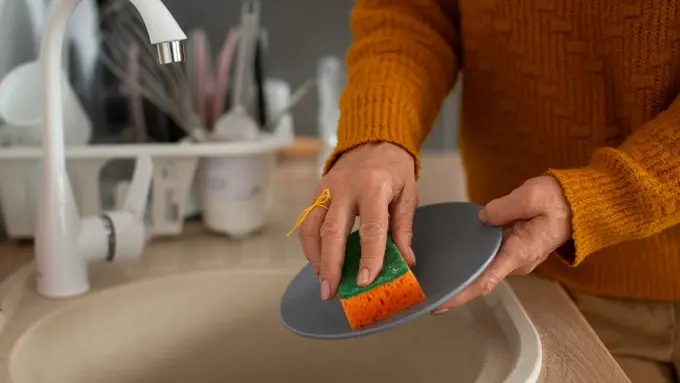 Ilustrasi Spons Cuci Piring (Credit: Freepik)