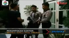 Kantor Kepala Dinas Kesehatan Kabupaten Brebes, Jawa Tengah Dibobol rampok. Uang senilai 500 juta rupiah digasak pelaku.