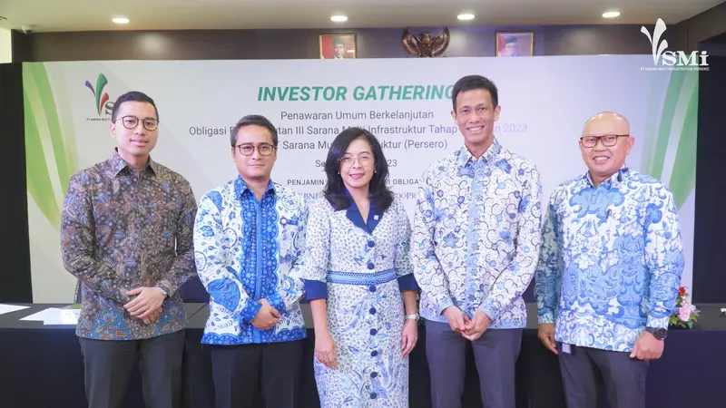 PT Sarana Multi Infrastruktur (Persero) (PT SMI) menyelenggarakan forum Investor Gathering dalam rangka Penawaran Umum Berkelanjutan (PUB) Obligasi Berkelanjutan III Sarana Multi Infrastruktur Tahap III Tahun 2023.