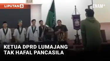 Ketua DPRD Lumajang Tidak Hafal Pancasila