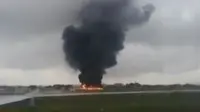 Kecelakaan pesawat terjadi di Bandara Internasional Malta.