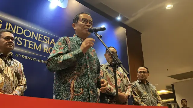 Kepala Eksekutif Pengawas Perbankan OJK, Dian Ediana Rae dalam One Year Bullion Bussiness Activity, Jumat (6/3/2026). (Liputan6.com/Christian)