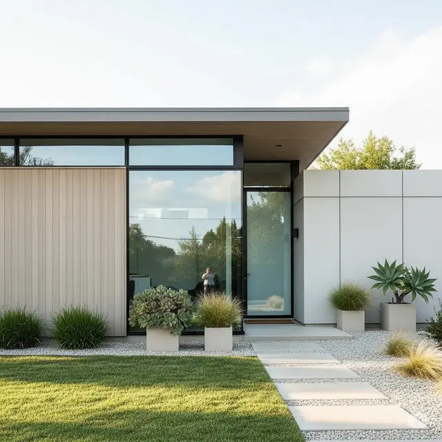 Inspirasi Rumah Kecil Modern Bergaya Pinterest Clean Estetik (Image by Gemini AI)