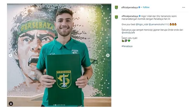 7 Potret Higor Vidal saat di Lapangan, Pemain Asal Brasil yang Resmi Gabung Persebaya