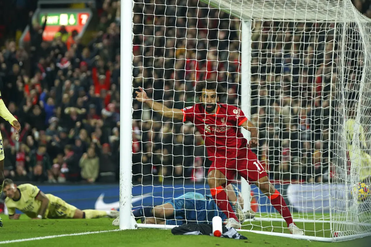 FOTO: Liverpool Bantai Arsenal 4-0