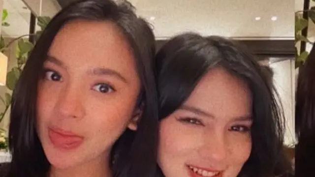 Foto menggemaskan Lyodra dan Davina. (credit:instagram.com/lyodraofficial)