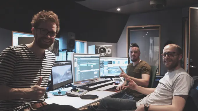 Audun 'Kvitland' di studio