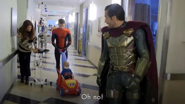 Para bintang Spider-Man: Far From Home hibur pasien RS anak (YouTube/  Children's Hospital Los Angeles)