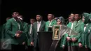 Ketua Umum PPP Romahurmuziy melantik sejumlah pengurus DPP PPP di Jakarta, Jumat (20/5/2016). Kepengurusan berjumlah 146 orang. (Liputan6.com/Faizal Fanani)