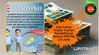 cek fakta bansos PKH