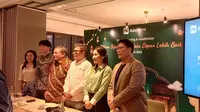 Direktur Utama Pt Pembiayaan Digital Indonesia Beserta AFPI pada media gathering Jakarta Senin (29/4/2024)