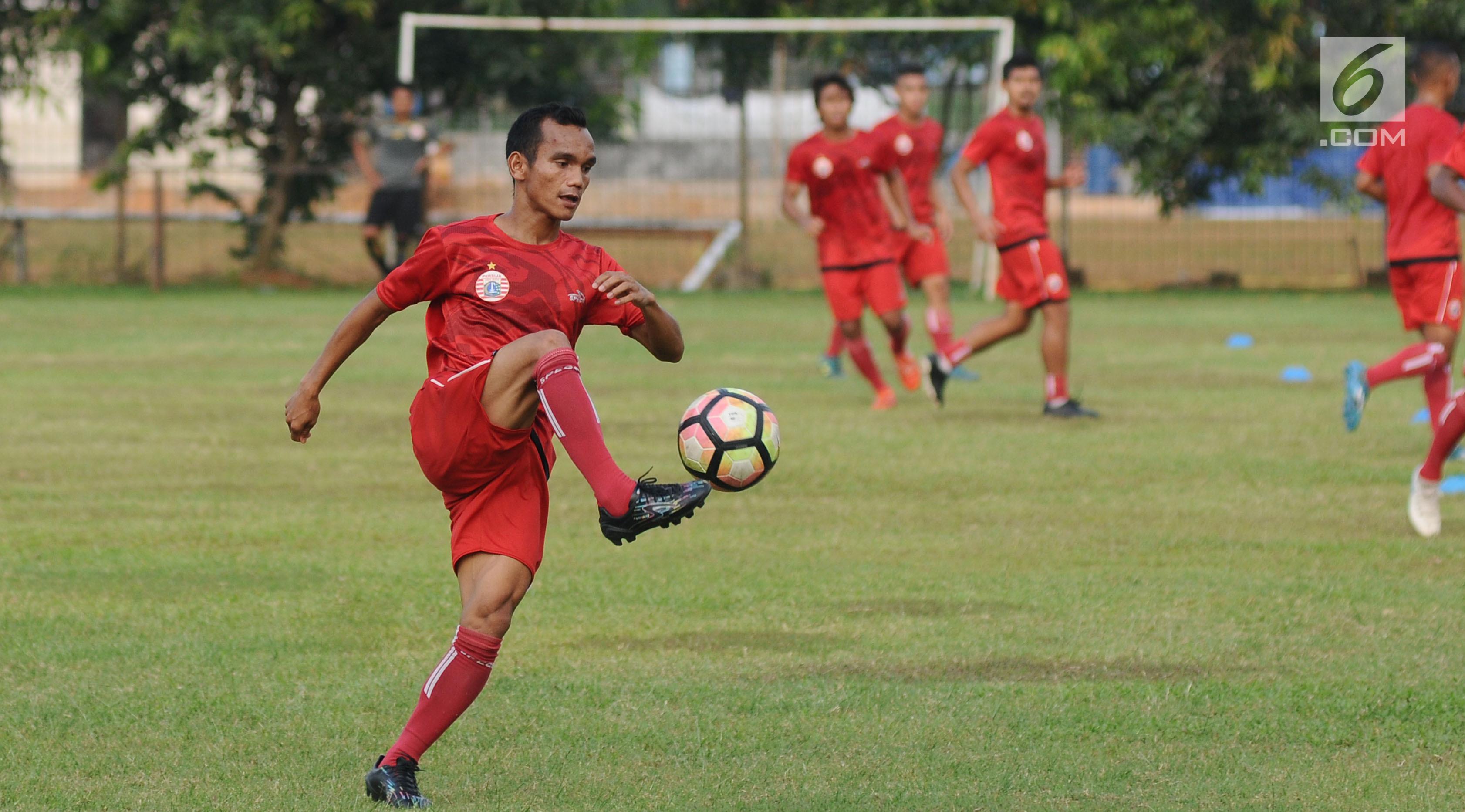 Winger Persija Riko Simanjuntak (Liputan6.com/Helmi Fithriansyah)