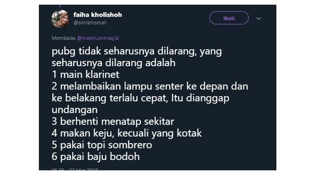 Komentar PUBG (Sumber: twitter.com/smileinsmall/)