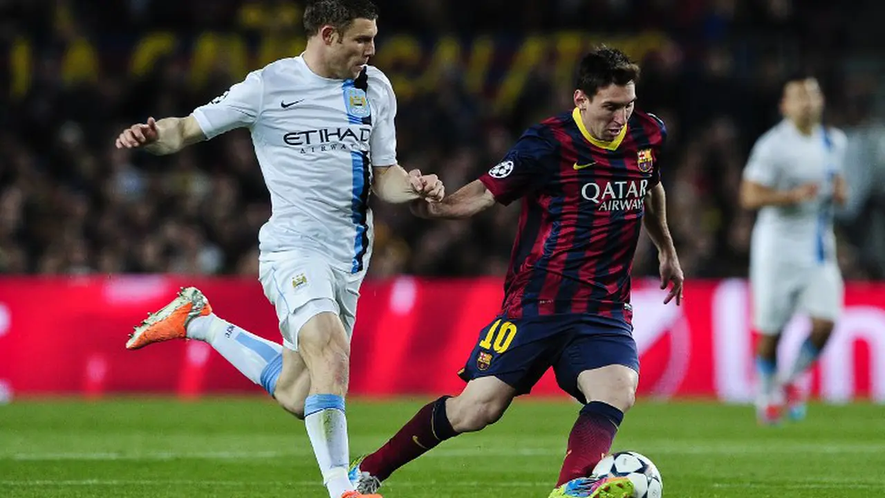Barcelona vs Manchester City leg kedua babak 16 besar Liga Champions (JOSEP LAGO / AFP)