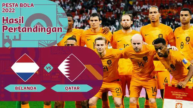 MOTION GRAFIS: Statistik Kemenangan Belanda yang Lolos ke Babak 16 Besar Piala Dunia 2022 Usai Kalahkan Qatar