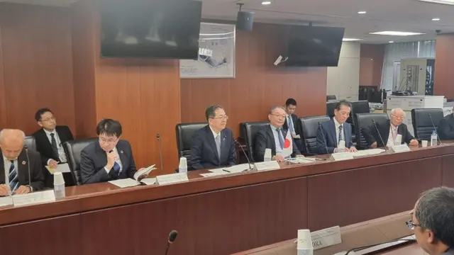 Menteri PUPR Basuki Hadimuljono bertemu Menteri Pertanahan, Infrastruktur, Transport dan Pariwisata (MLITT) Jepang Tetsuo Saito pada Kamis, (26/09/2024). (Dok Kementerian PUPR)