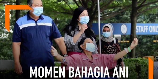 VIDEO: Momen Bahagia Ani Yudhoyono Bisa Hirup Udara Segar