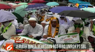 Presiden Jokowi diminta membebaskan pemilik PT SBL karena ada sekitar 6.000 jemaah  yang tidak bisa berangkat umrah.