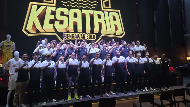Launching tim Kesatria Bengawan Solo jelang IBL 2025