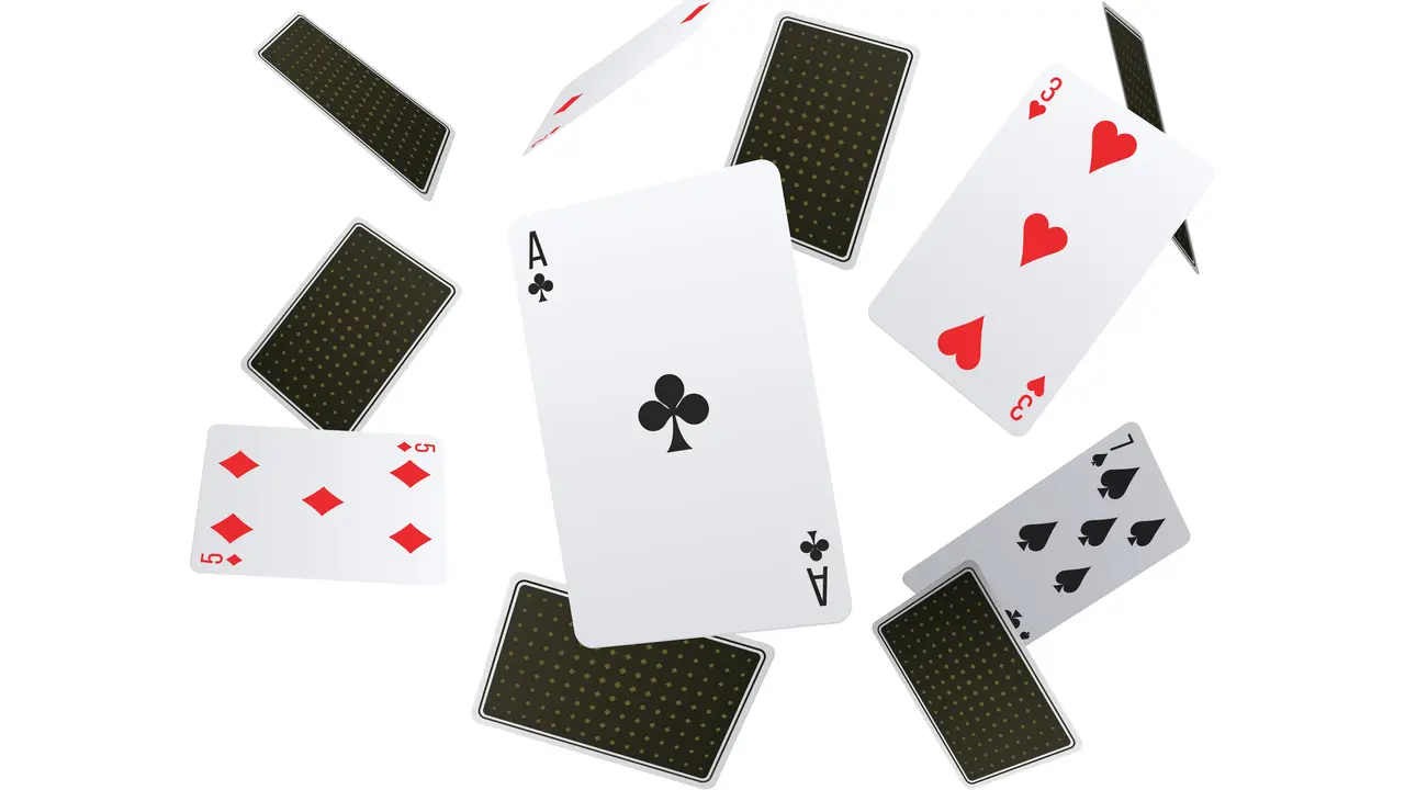 Ilustrasi kartu bridge, permainan poker