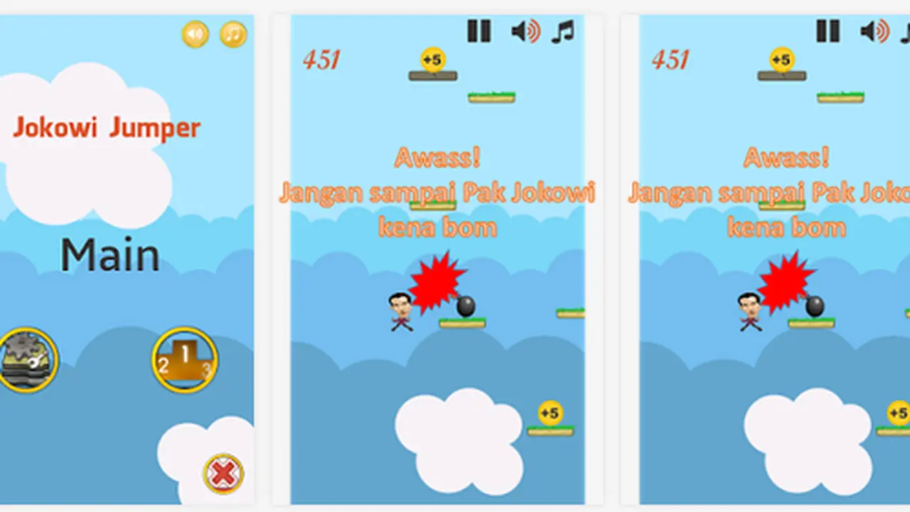 Game `Jokowi Jumper` Diunduh Puluhan Ribu Pengguna Android