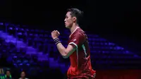 Tunggal putra Indonesia Jonatan Christie meraih tiket perempat final Denmark Open 2025 setelah menang atas Kodai Naraoka dari Jepang 21-7 dan 21-13 di Jyske Bank Arena, Kamis (16/10) malam.
