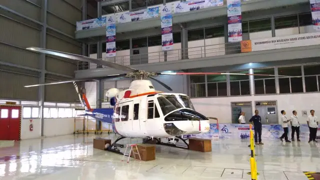 Helikopter HX-4121 Produksi PT Dirgantara Indonesia (Tommy Kurnia/Liputan6.com)