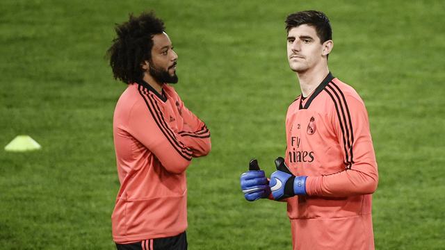 Latihan Real Madrid Vs AS Roma