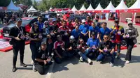 Komunitas mobil turut ramaikan gelaran Daihatsu Kumpul Sahabat di Solo, Jawa Tengah.