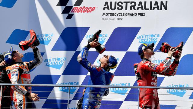 Foto: Finis Ketiga di MotoGP Australia 2022, Fransesco Bagnaia Rebut Puncak Klasemen Juara Dunia