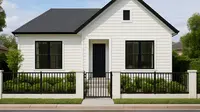7 Rumah Minimalis Putih dengan List Hitam, Kesan Mewah yang Terjangkau di 2025