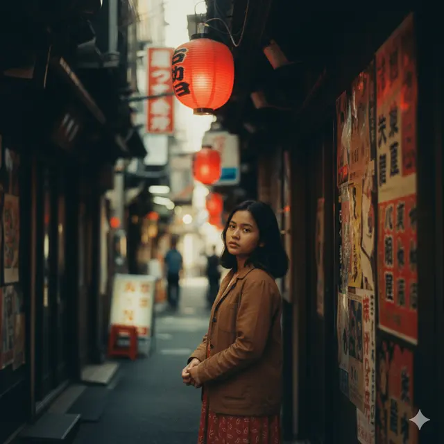 Prompt AI Edit Foto Ala Street Photography di Jepang, Bikin Hasilnya Terlihat Sinematik dan Nostalgik